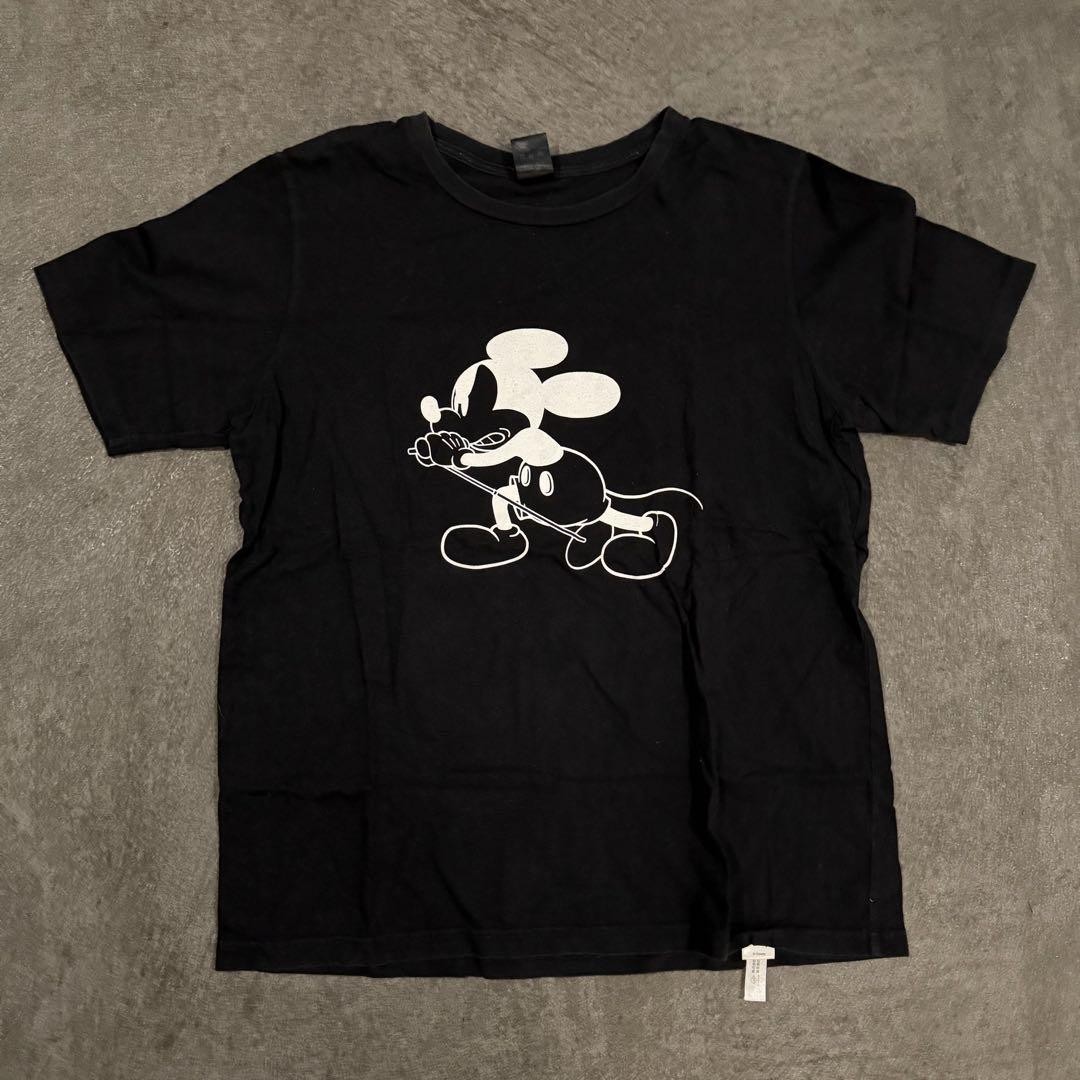 Number Nine Mickey Mouse T-Shirt Men's Used Size L Cotton Disney