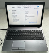 HP ProBook 450 G1 15.6 i5-4200M 2.50, 4GB RAM, Boot To Bio NO HD/ADAPTER