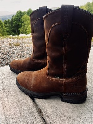 Irish Setter Two Harbors Men's 11in Pull-On Boot Size 10.5 Ultra Dry Waterproof