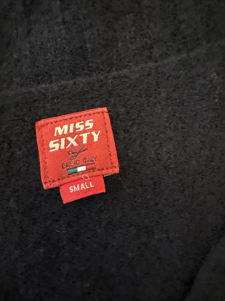 Suéter Vintage Miss Sixty Cuello en V Hecho en Italia PEQUEÑO Foto 2 de 4