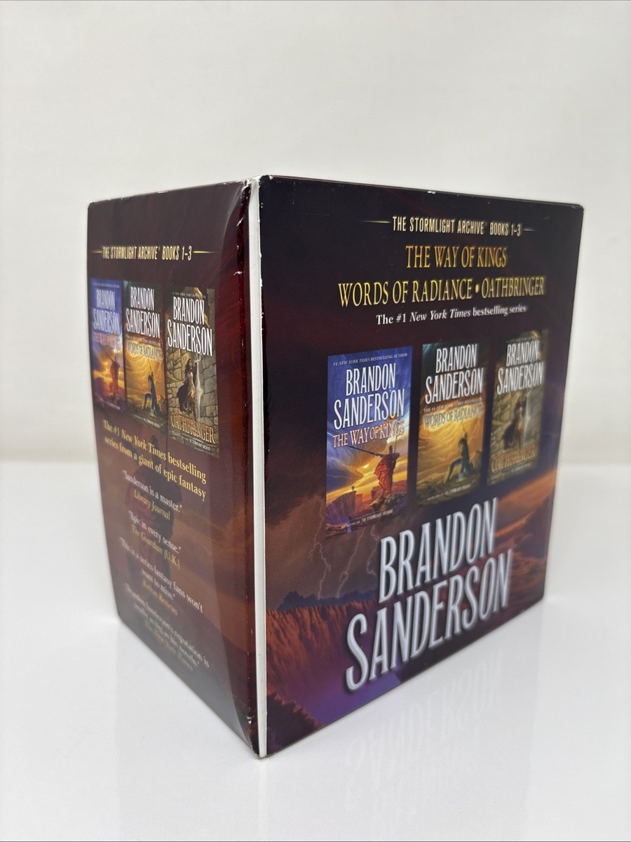 The Stormlight Archive Box Set Books 1-3 By Brandon Sanderson