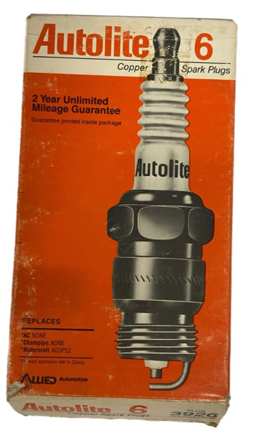 Autolite Copper Spark Plugs 3926 Pack of 6
