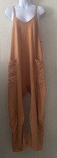 Free People Movement Hot Shot Romper In Toasted Coconut Sz Small EUC