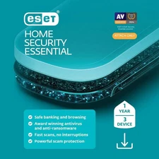 ESET Home Security Essential 2026 - 3 Devices/ 1 Year