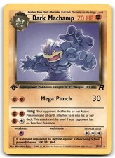 1st Edition Dark Machamp 27/82 Team Rocket