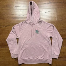 Carne Bollente Hoodie Sweater Mens M Pink Pullover Sweatshirt  Luxury Streetwear