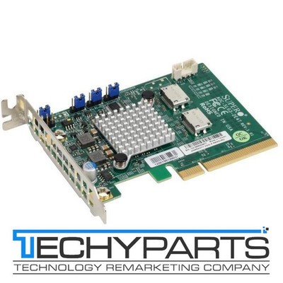 Supermicro AOC-SLG3-2E4T 2-Port OCuLink Gen-3 Internal NVMe Host Bus Adapter