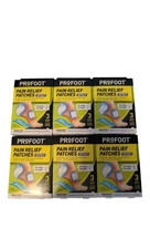 6X PROFOOT Pain Relief Patches for Foot and Heel Pain New 18 Patches Total. #403