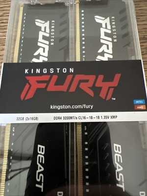 Kingston FURY Beast 32GB (2x16GB) DIMM (DDR4-3200) Arbeitsspeicher  