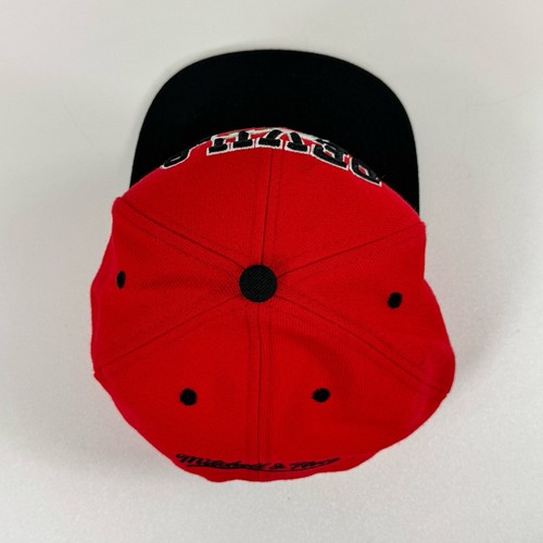 Mitchell Ness New Jersey Devils Hat NHL Baseball Cap Snapback Wool Red Big Logo - Bild 5 von 14