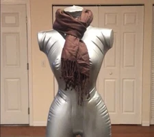 EUC rectangle fringe scarf