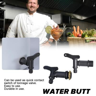 #ad Universal Replacement Water Butt Tap Barrel Plastic Rain Adaptor ew Beer D7 B2R7 $10.37