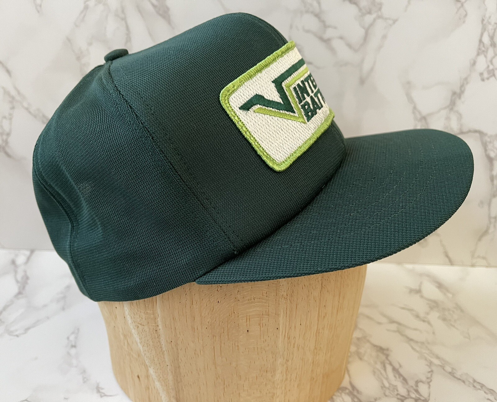 VTG Interstate Batteries Patch Green Snapback Swi… - image 2