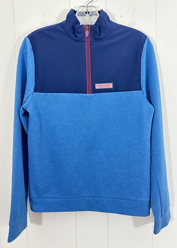 Vineyard Vines Performance Sweater Blue Pullover Sweatshirt Size XL 18