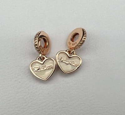 NEW Authentic Pandora 14k Rose Gold Plated Mother and Daughter
