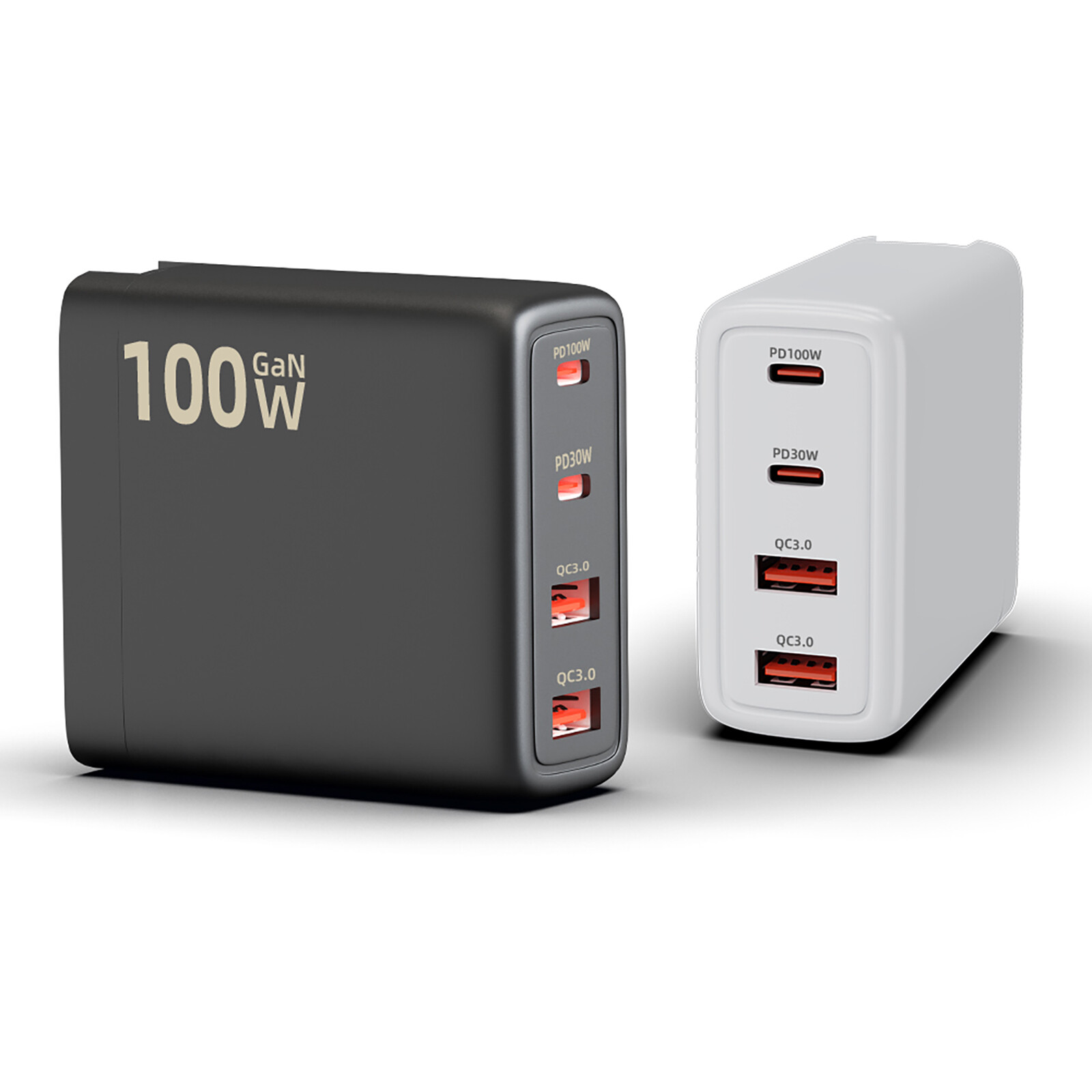 100W 4-Port PD Fast Charger Adapter for DJI Drone Camera Phone