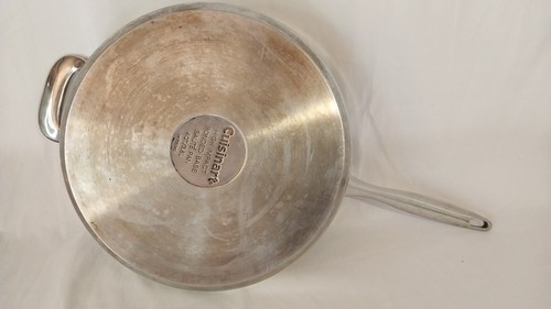 Cuisinart 4 qt (3.8L) Stainless Steel High Impact Bonded Base Sauté Pan #17550HD - Picture 2 of 11