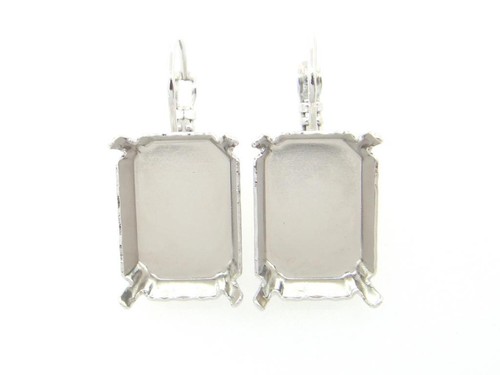 18mm x 13mm Octagon | Classic Drop DIY Earring Bases | (EE 20) - Picture 5 of 8