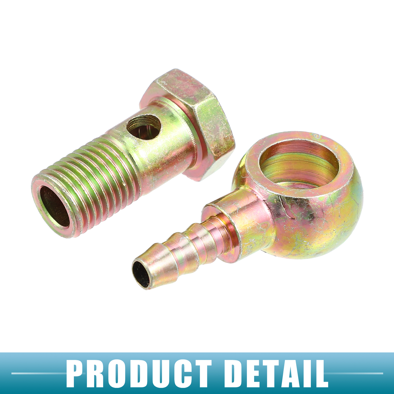 AN Banjo Adapter Fitting, Bolt & Crush Washer Kit [-3 AN X 7/16 In.-20 - Foto 2