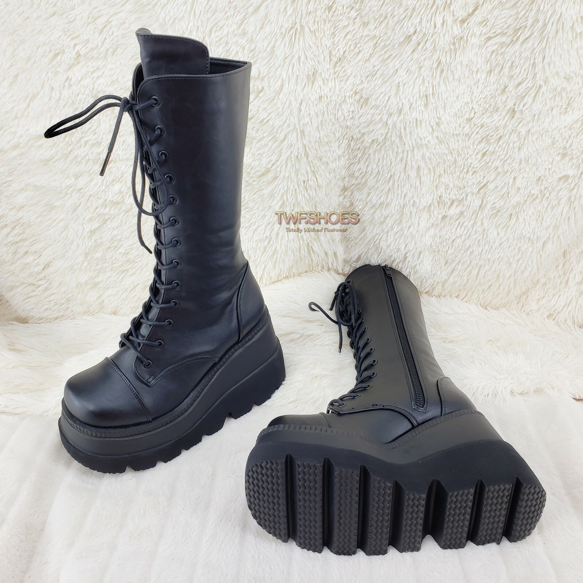 日本未発売+送料関税込☆ DEMONIA SHAKER-72 取り寄せ]SHAKER-72 / 厚底ブーツ【DEMONIA】 | Spider Rock Web