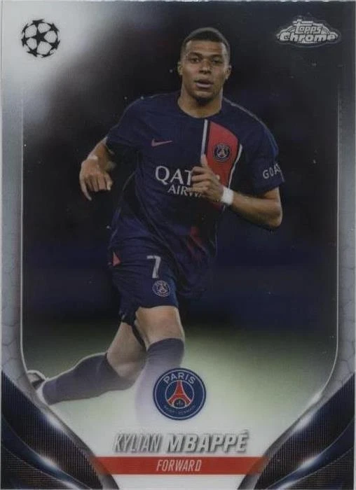 Topps Chrome UCL Kylian Mbapp√© #95 Trading Card 2020-21 for sale