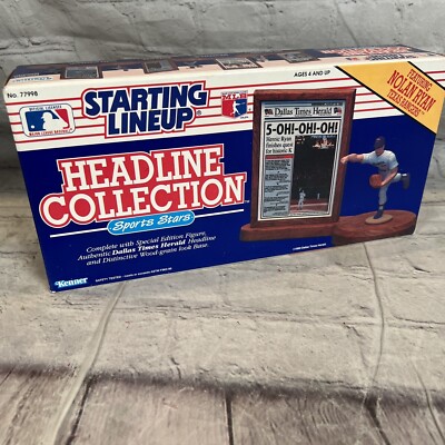 Vintage 1991 Nolan Ryan Hof Starting Lineup Headline Collectiontexas Rangers Nib