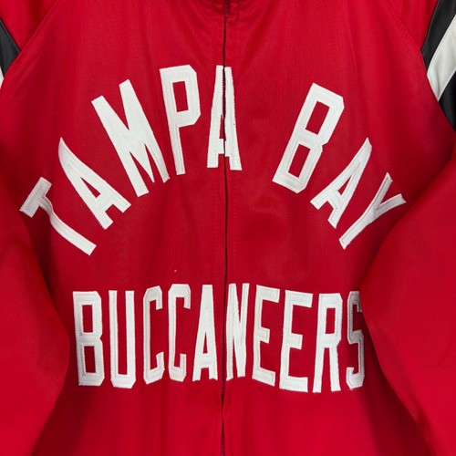 NFL Hombres XL Cremallera Frontal Chaqueta Tampa Bat Buccaneers Rojo Fútbol Florida Bolsillos - Imagen 2 de 10