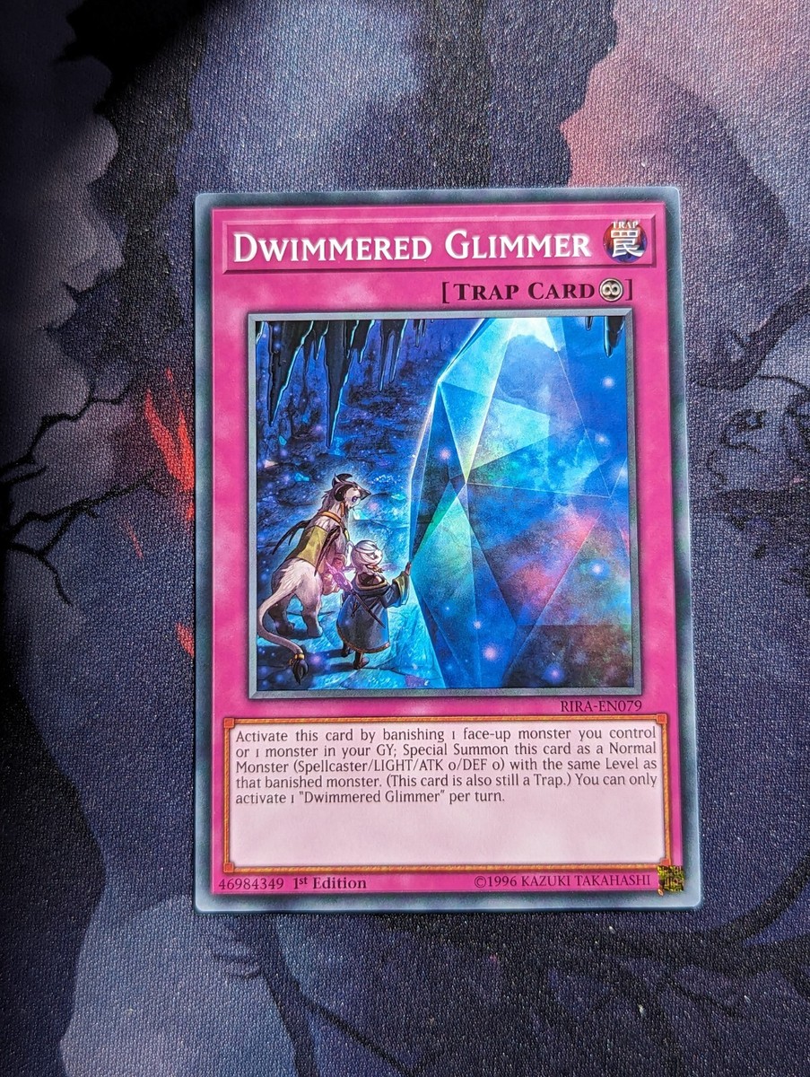 Yu-Gi-Oh! Dwimmered Glimmer Card - RIRA-EN079 Common 1st Edition From Rising Rampage