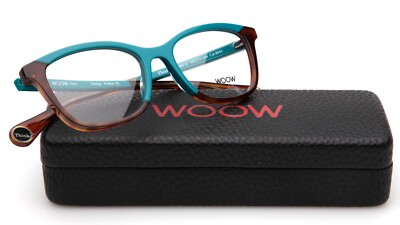 NEW WOOW Think Twice 1 Col 8941 Dark Caramel Tort EYEGLASSES 52-17-144mm B38mm