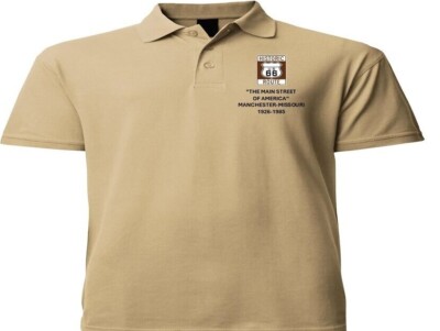 US ROUTE 66 *MANCHESTER-MISSOURI* EMBROIDERED POLO SHIRT/SWEAT/JACKET.