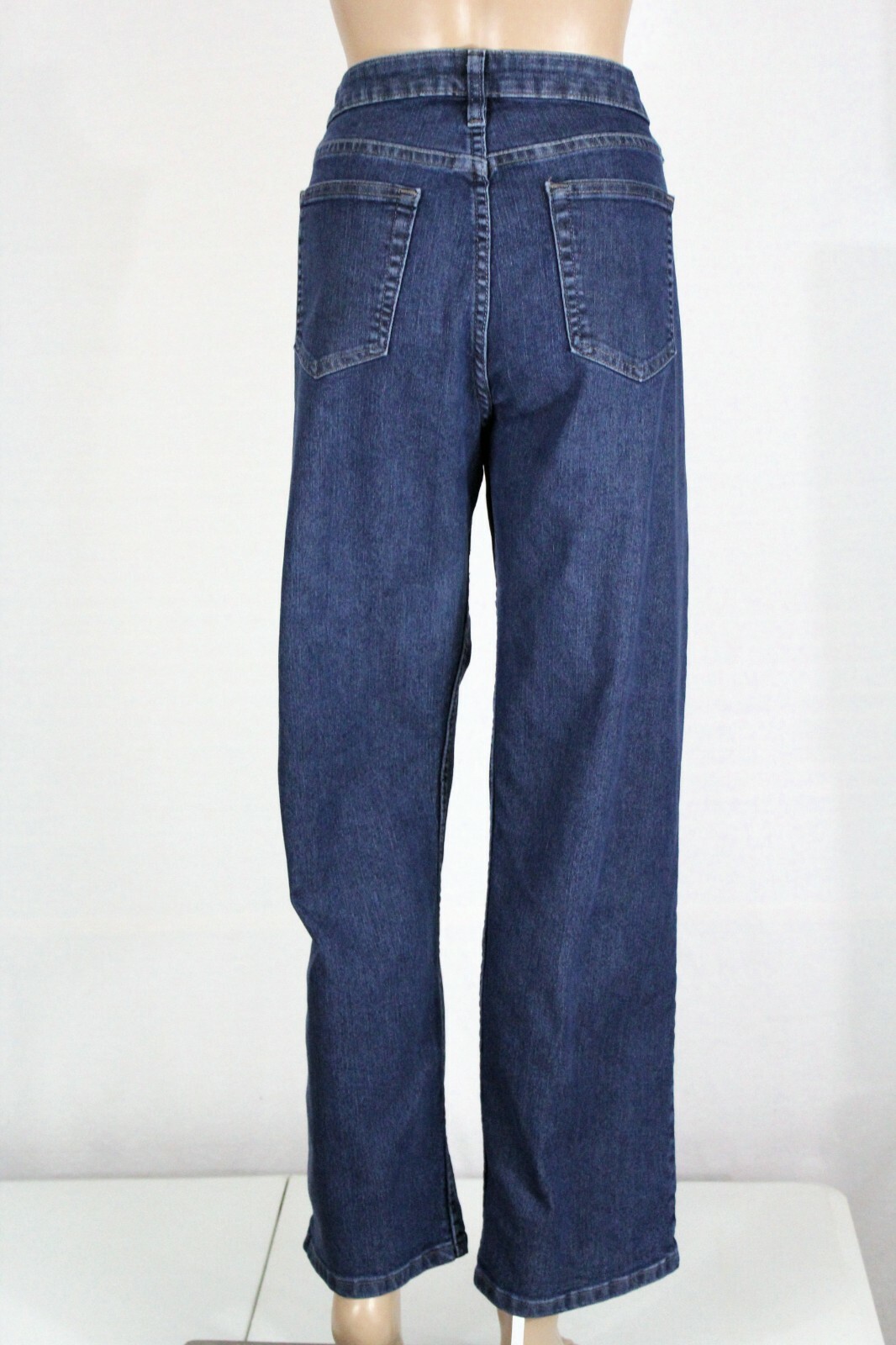 "RIDERS by LEE Women's 16P Petite Straight Leg Stretch Denim Jeans 28\" Inseam GUC"