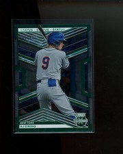 2023 Panini Elite Extra Edition Status Green Rookie RC #93 AJ Ewing #'d /499