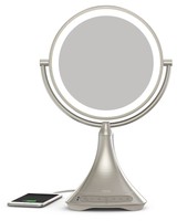 Ihome 9 Double-sided Vanity Mirror With Bluetooth Audio / Speakerphone And U... Ihome 9 Double-sided Vanity Mirror With Bluetooth Audio / Speakerphone And U...