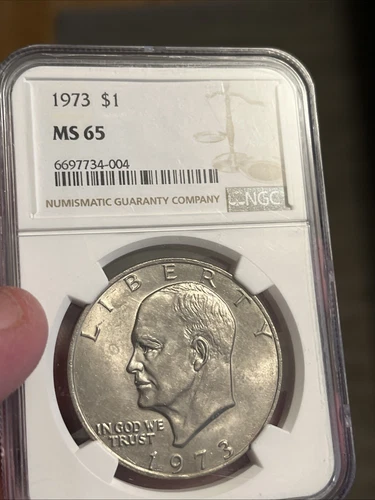 1973 P Eisenhower Dollar NGC MS65 011
