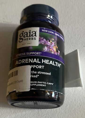 Gaia Herbs Adrenal Health Daily Support 60 Vegan Liquid Phyto-Caps
