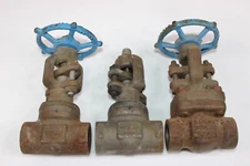 3 Velan W-2054W-02TY W-2054B-02TY Forged Steel Gate Valves 3/4" 800 Socket Weld
