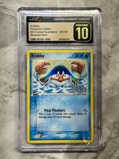 Krabby Pokémon (2006) EX Crystal Guardians - 54/100 Reverse Holo 