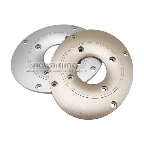 2 piezas Cubierta de panel de tweeter 111x91 mm Altavoz Círculo Decorativo Placa Fija 34 mm Agujero - Imagen 2 de 9