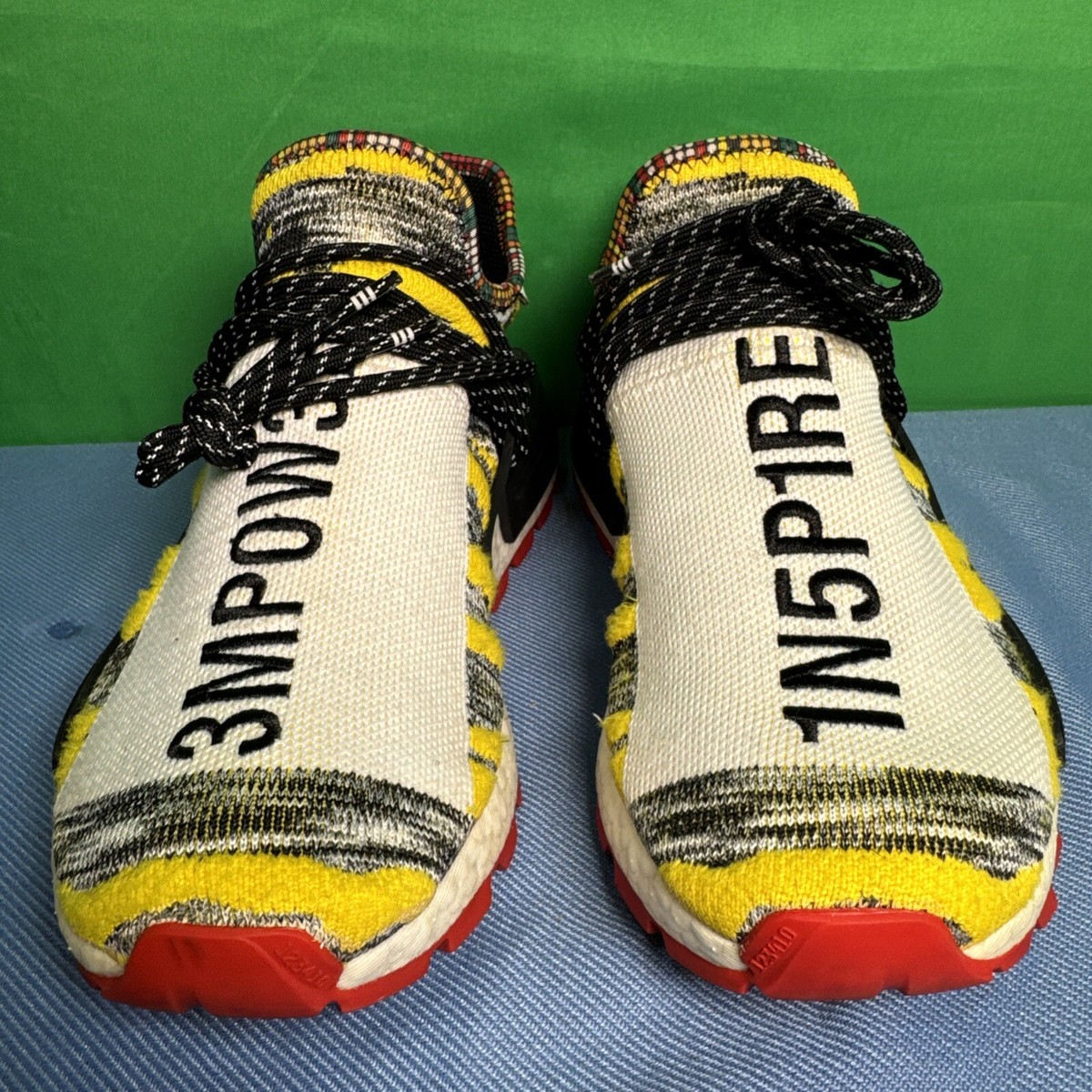 Size 8 - adidas Pharrell x NMD Human Race Trail Solar Pack