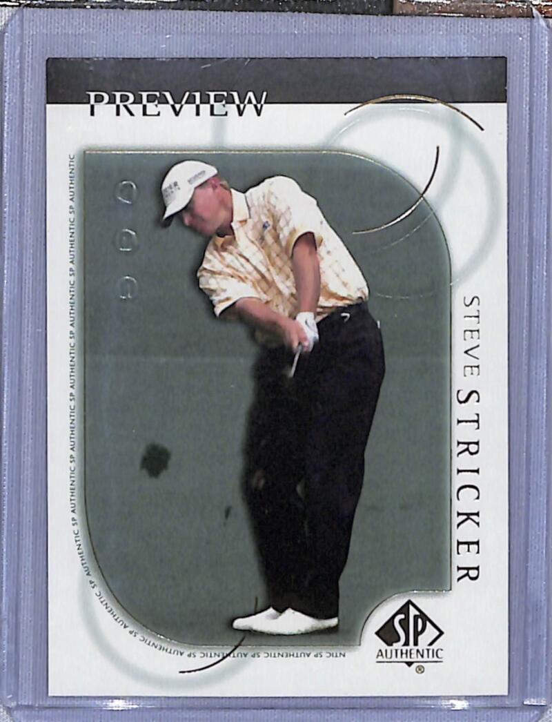 2001 Upper Deck SP Authentic Preview #18 Steve Stricker NM-MT