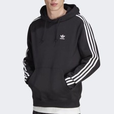 Adidas Original Mens ADICOLOR CLASSIC 3S HOODIE IM2088 BLACK S-2XL TAKSE