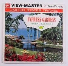 View-Master Cypress Gardens Floral Paradise Florida 3 reel packet A969