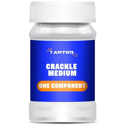 7 Artists Crackle Medium 100 ml / 230 ml Krakelierlack Reisslack Farblos