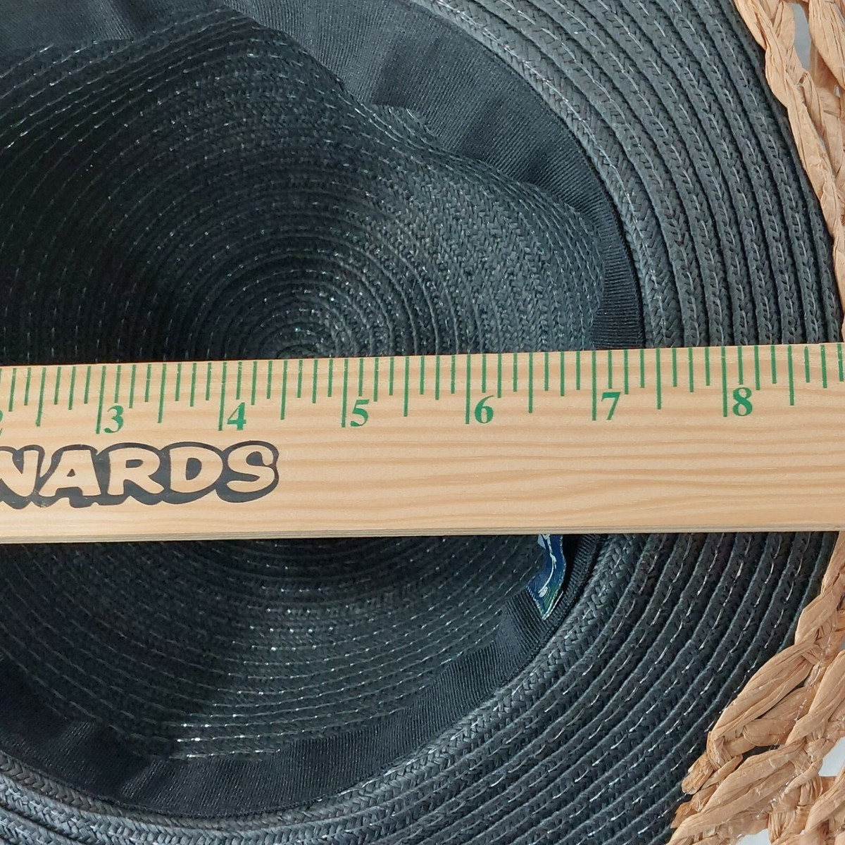 Panama Jack Wide Brim Floppy Summer Black Straw Sun Hat BoHo Beach Pool CHIC Follow the Summer style Panama Hat lead This week we feature  main image 4