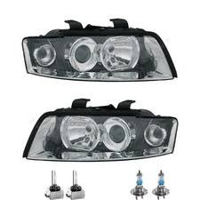 Xenon Scheinwerfer Set inkl. OSRAM Lampen D1S H7 für Audi A4 8E2 B6 8E5