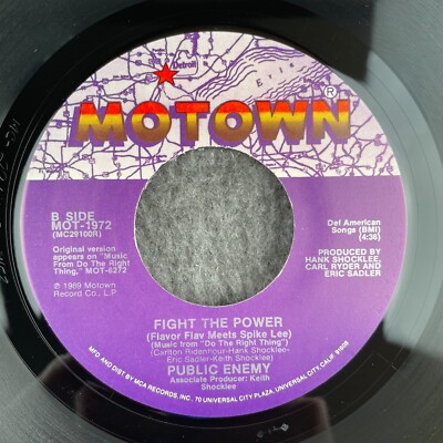 public enemy レッドヴァイナル PUBLIC ENEMY Fight The Power / Flavor Flav Spike Lee 45