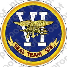 STICKER USN UNIT SEAL TEAM 6