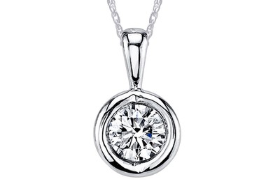 1/5 CT. T.W. Diamond Pendant Necklace 14K White Gold -IGI- | eBay 1/5 CT. T.W. Diamond Pendant Necklace 14K White Gold -IGI- | eBay