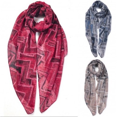 UK Damen Frauen NEU Design Mode Print Muster Schal Halstuch Winter warm 