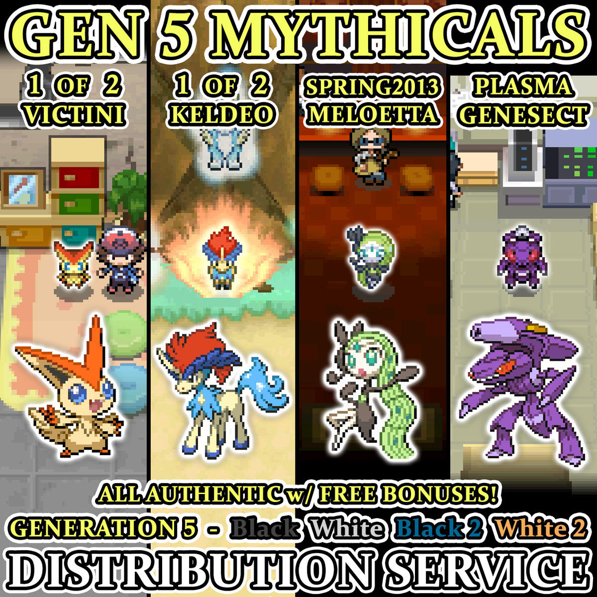 Meloetta is Now Being Distributed to the Gen 6 Pokémon Games